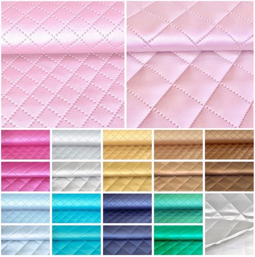 Kunstleder pvc gesteppt 2x2cm - pvc,