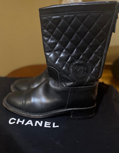Chanel damen bikerstiefel - chanel,