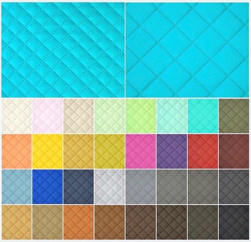 Kunstleder pvc gesteppt 2x2cm - kunstleder,
