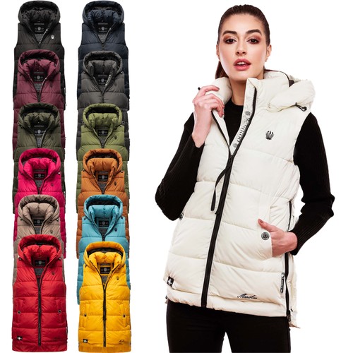 Marikoo damen weste steppweste - damen,