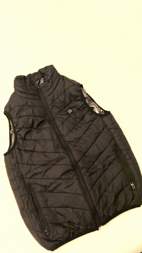 Blauer steppweste schwarz - blauer,