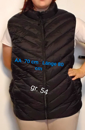 Damen steppweste schwarz - damen,