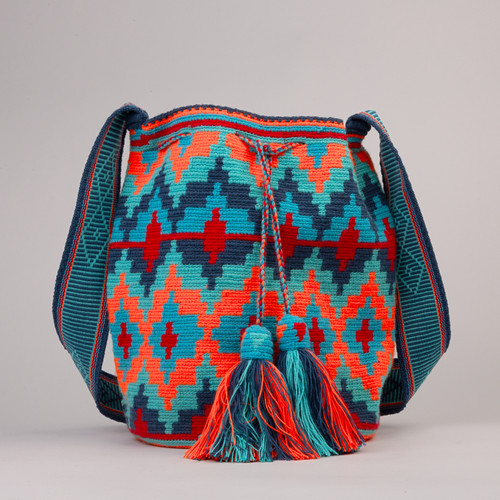 Wayuu tasche handgehäkelt - wayuu,