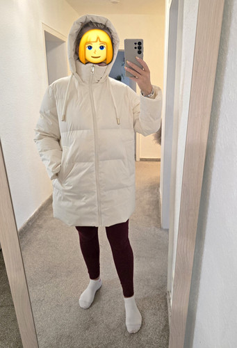 Zara damen daunenmantel lang - daunenmantel,