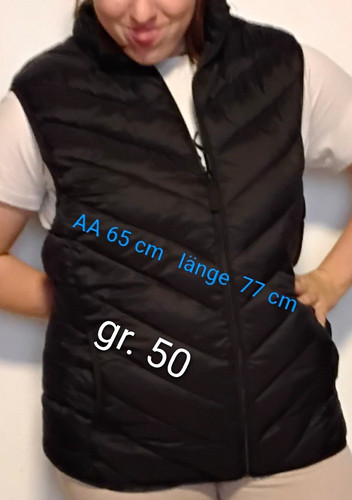 Damen steppweste schwarz - damen,