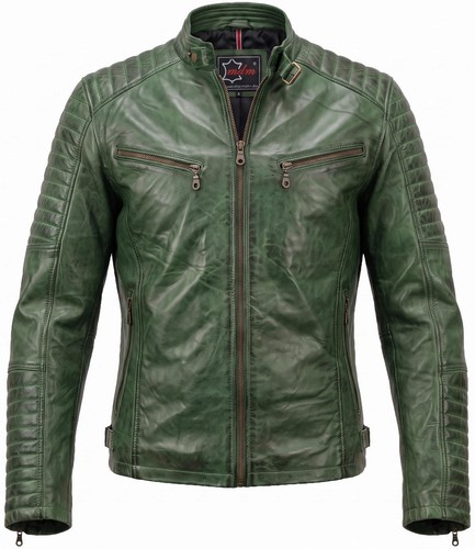 Biker lederjacke bikerjacke - lederjacke,