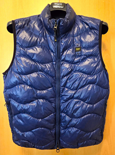 Blauer herren steppweste blau - herren,