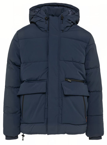 Gesteppte winterjacke mit - gesteppte,